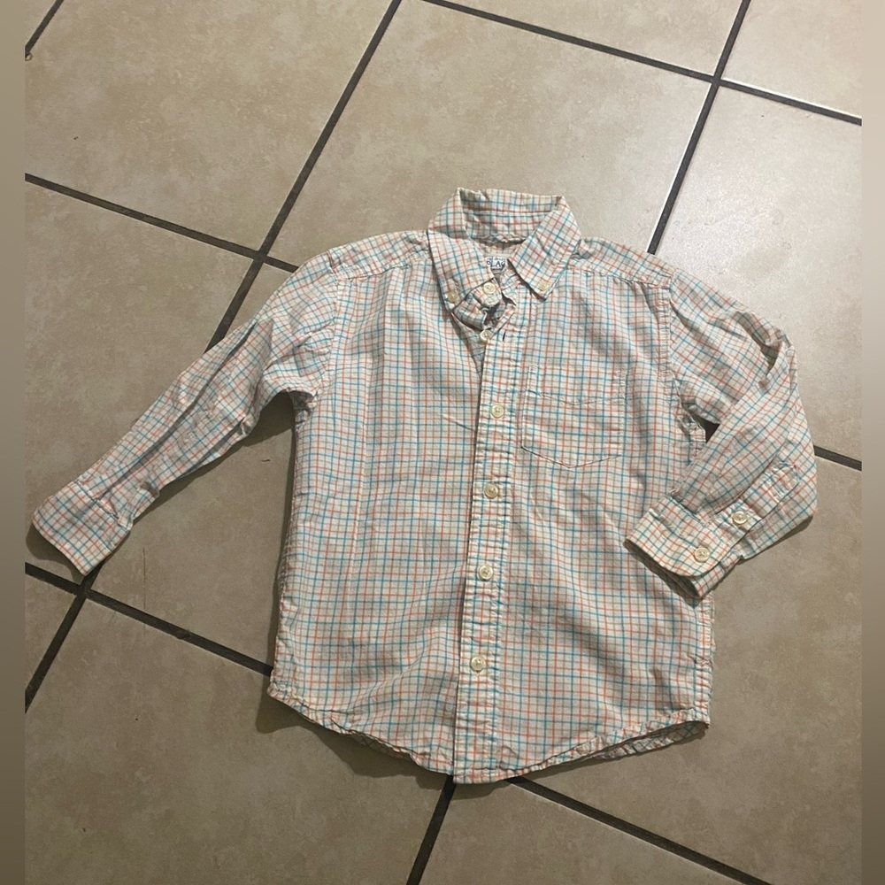 The Children's Place Pastel Plaid Button-Up Shirt